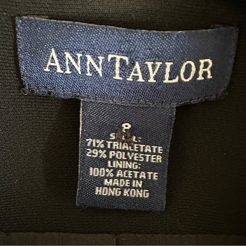 Ann Taylor Blazer, Size 8, Black - Picture 10 of 15